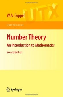 Number theory: An introduction to mathematics