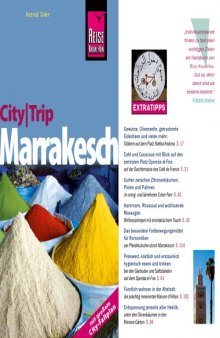City-Trip Marrakesch mit großem City-Faltplan