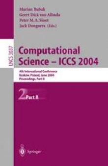 Computational Science - ICCS 2004: 4th International Conference, Kraków, Poland, June 6-9, 2004, Proceedings, Part II