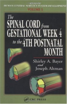 The Spinal Cord from Gestational Week 4 to the 4th Postnatal Month (Atlas of Human Central Nervous System Development)
