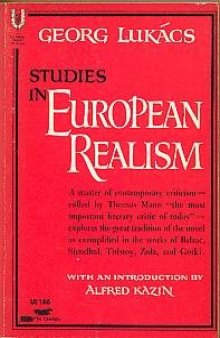 Studies in European Realism    