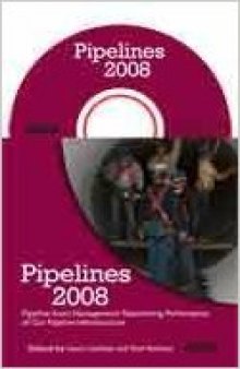 International Pipelines Conference (Pipelines 2008): Pipeline Asset Management: Maximizing Performance of Our Pipeline Infrastructure