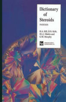 Dictionary of Steroids: Indexes