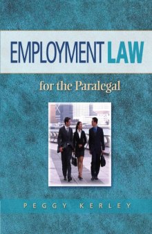 Employment Law for the Paralegal (West Legal Studies Series)