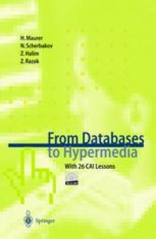 From Databases to Hypermedia: With 26 CAI Lessons