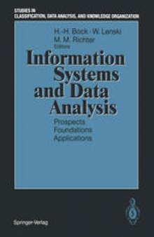 Information Systems and Data Analysis: Prospects — Foundations — Applications