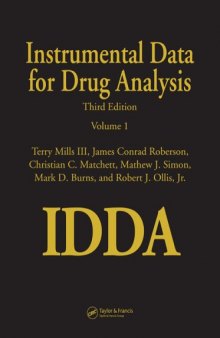 Instrumental data for drug analysis, vol.1  