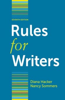 Rules for Writers, 7th edition    