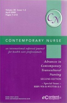 Advances in Contemporary Transcultural Nursing