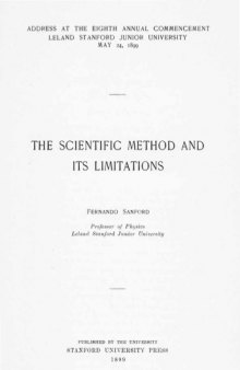 The Scientific Method and Its Limitations