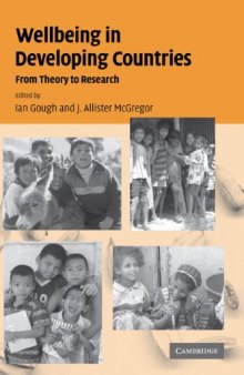 Wellbeing in Developing Countries: From Theory to Research