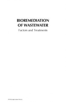 Bioremediation of wastewater : factors and treatments