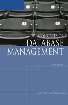 Concepts of Database Management (Sam 2007 Compatible Products)