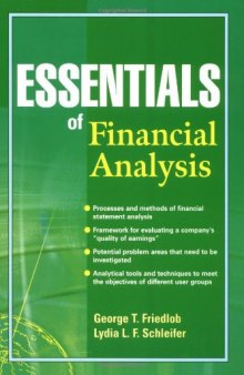 Essentials of financial analysis