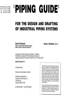 The Piping Guide. For the design and drafting of industrial piping systems