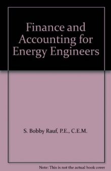 Finance and accounting for energy engineers