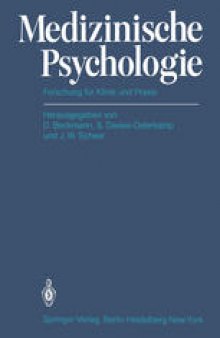 Medizinische Psychologie: Forschung für Klinik und Praxis