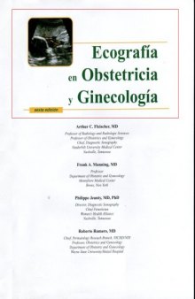 Ecografía en Obstetricia y Ginecología - 2 Tomos