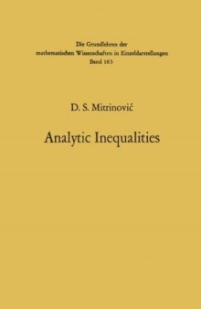 Analytic Inequalities