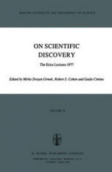 On Scientific Discovery: The Erice Lectures 1977