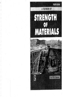 A Textbook of Strength of Materials (In S.I. Units)