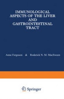 Immunological Aspects of the Liver and Gastrointestinal Tract