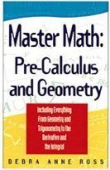 Master Math: Pre-Calculus and Geometry (Master Math Series)