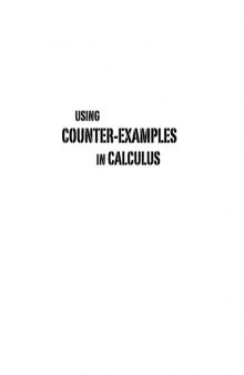 Using Counter-examples in Calculus
