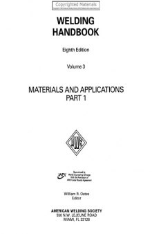 Materials and applications. Part 1