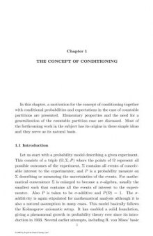 Conditional Measures and Applications: Pure and Applied Mathematics, A Series of Monographs and Textbooks