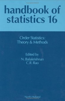 Handbook of statistics 16 Order statistics: theory and methods