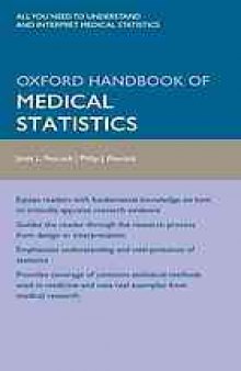 Oxford handbook of medical statistics