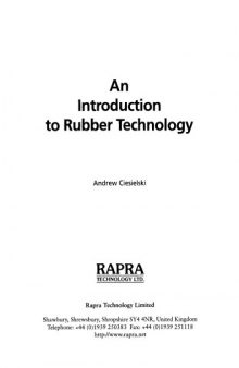 An introduction to rubber technology