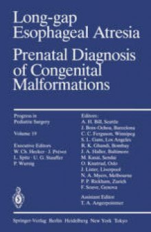 Long-gap Esophageal Atresia: Prenatal Diagnosis of Congenital Malformations