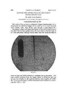 Note on the Diffraction of X-Rays by a Wedge-Shaped Slit