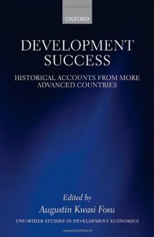 Development Success: Historical Accounts from More Advanced Countries