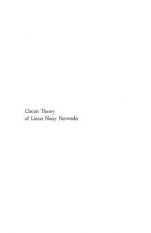 Circuit theory of linear noisy networks