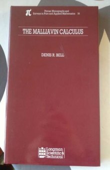 The Malliavin calculus