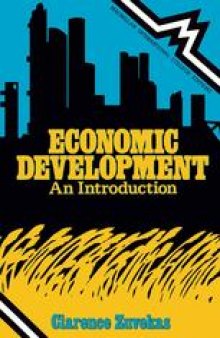 Economic Development: An Introduction