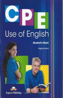 CPE Use of English 1 for the Revised Cambridge Proficiency Examination  Student's Book