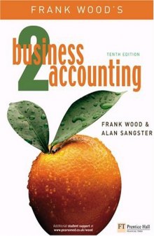 Frank Wood's Business Accounting 2 (v. 2), 10th Edition  