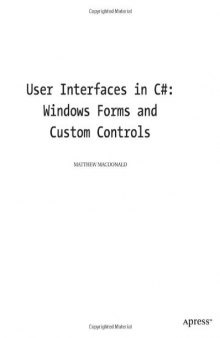 User Interfaces in C#: Windows Forms and Custom Controls