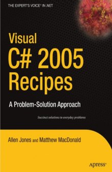 Visual C# 2005 Recipes: A Problem-Solution Approach