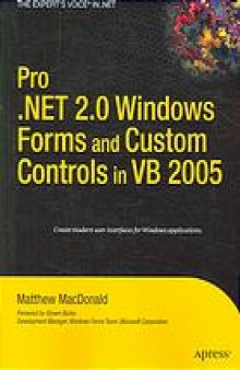 Pro .NET 2.0 Windows forms and custom controls in VB 2005