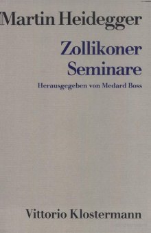 Zollikoner Seminare: Protokolle, Zwiegespräche, Briefe only part I