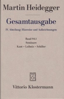 Seminare: Kant-Leibniz-Schiller