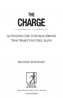 The Charge: Activating the 10 Human Drives That Make You Feel Alive