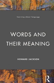 Words and Their Meaning