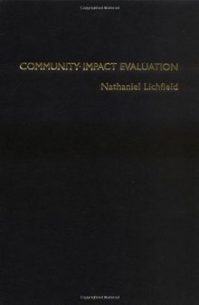 Community Impact Evaluation: Principles And Practice