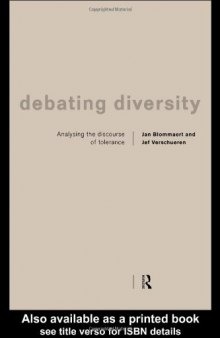 Debating Diversity: Analysing the Discourse of Tolerance